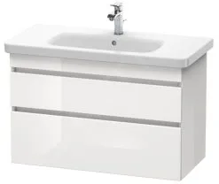 Duravit DuraStyle - Armario De Lavabo 610x930x448 Mm, 2 Cajones, Blanco Brillante DS648202222