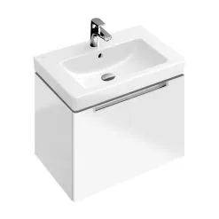 Villeroy & Boch Subway 2.0 - Mueble De Lavabo, 537x420x423 Mm, 1 Cajón, Glossy White A68600DH