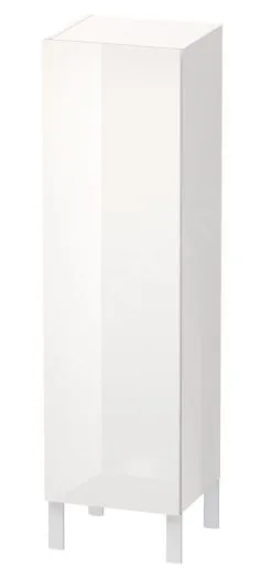 Duravit L-Cube - Armario Alto 1320x400x363 Mm, Derecha, Blanco Brillante LC1178R2222