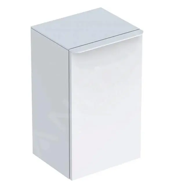 Geberit Smyle Square - Mueble Lateral, Bisagras A La Derecha, Blanco Brillante 500.359.00.1