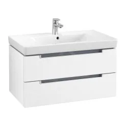 Villeroy & Boch Subway 2.0 - Mueble De Lavabo, 787x420x449 Mm, 2 Cajones, Blanco Mate A68900MS