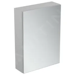 Ideal Standard Mirror&Light - Armario Con Espejo 600x700 Mm, Aluminio T3589AL