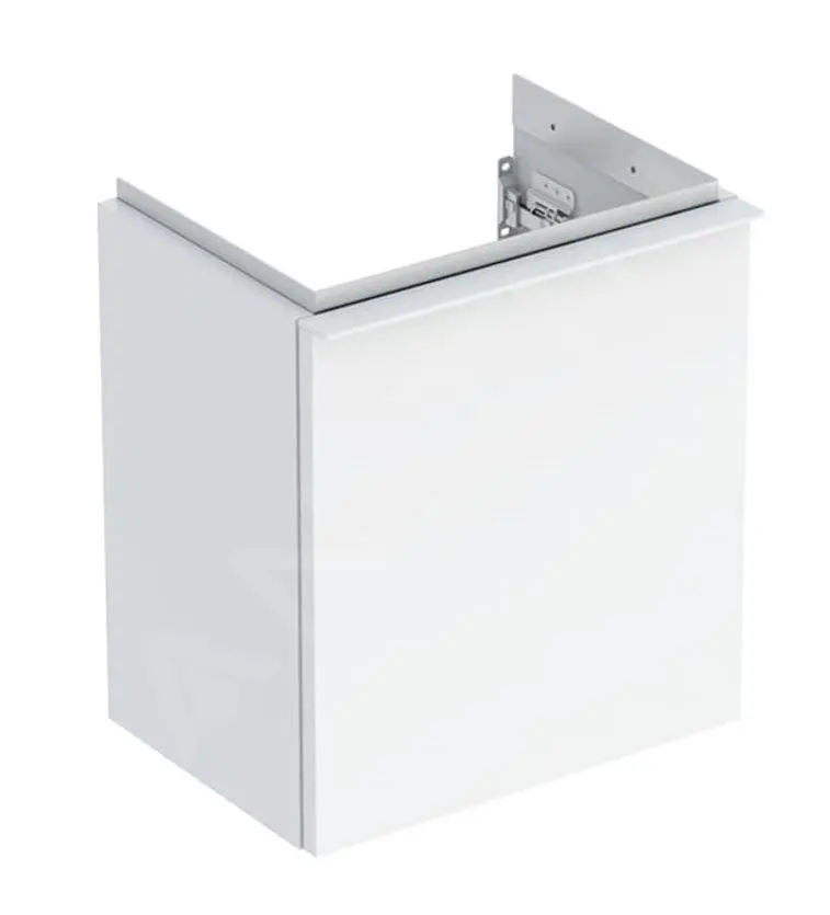 Geberit ICon - Mueble De Lavabo 37x42x28 Cm, 1 Puerta, Bisagras A La Derecha, Blanco Brillante 502.300.01.1