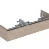 Geberit ICon - Mueble De Lavabo 118x25x48 Cm, 2 Cajones, Roble 502.314.JH.1