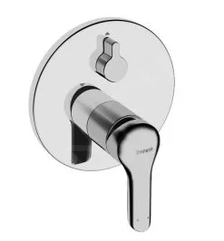 Hansa Vantis - Grifo Empotrado De Bañera Con Conmutador Para 2 Salidas, Cromo 82609073