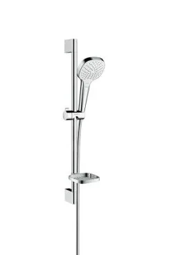 Hansgrohe Croma Select E - Conjunto De Ducha Vario 0,65m Con Jabonera Casetta, Blanco/cromo 26586400