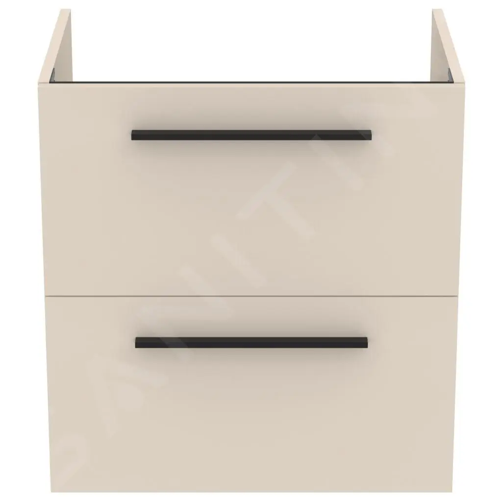 Ideal Standard I.Life A - Mueble Bajo Lavabo, 600x440x630 Mm, 2 Cajones, Arena Mate T5255NF - Imagen 3