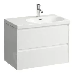 Laufen Lani - Mueble De Lavabo, 74x45x52 Cm, 2 Cajones, Blanco Mate H4035821122601