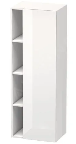 Duravit DuraStyle - Armario Alto 1400x500x360 Mm, Variante Derecha, Blanco Brillante DS1239R2222
