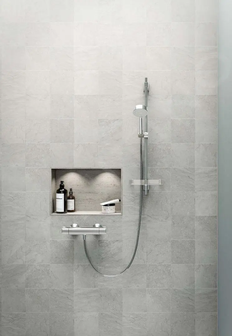 Hansa Micra - Grifo Termostático De Ducha, Cromo 58152171 - Imagen 3