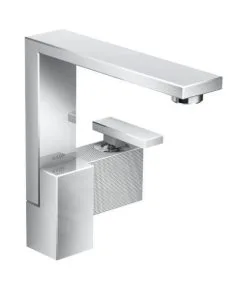 Axor Edge - Grifo De Lavabo Con Desagüe, Cromo/corte De Diamante 46021000
