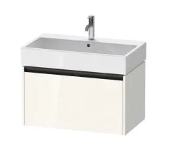 Duravit Ketho.2 - Mueble De Lavabo 440x784x460 Mm, 1 Cajón, Blanco Brillante K25077022220000