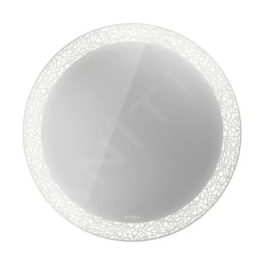 Duravit Happy D.2 Plus - Espejo, Diámetro 700 Mm, Con Iluminación LED HP7480G00000000