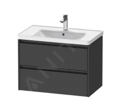 Duravit Ketho.2 - Mueble De Lavabo 549x784x455 Mm, 2 Cajones, Grafito Mate K25283049490000