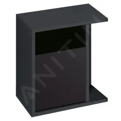 Geberit ICon - Estante Lateral 370x400x245 Mm Con Compartimento, Lava 841138000