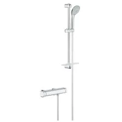 Grohe Grohtherm 2000 - Grifo Termostático De Ducha, Conjunto De Ducha 600 Mm, Cromo 34195001