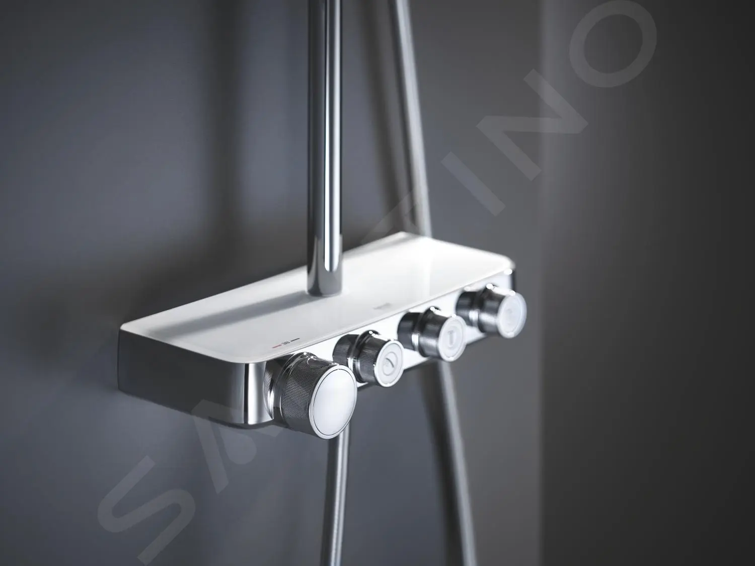 Grohe Euphoria SmartControl - Conjunto De Ducha 310 Duo Con Termostato, 3 Chorros, Blanco Luna 26507LS0 - Imagen 4